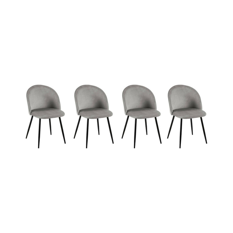 Wilen 45cm H Metal Side Chair, Gray