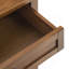 Table de chevet transitionnelle en bois massif Warm Brown-158604333