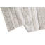 Cotton Striped Area Rug in Light Gray