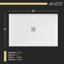 Stellar Series 76 po X 45-48 po. Porte de douche coulissante sans cadre en chrome poli avec base de douche en alcôve-119633250