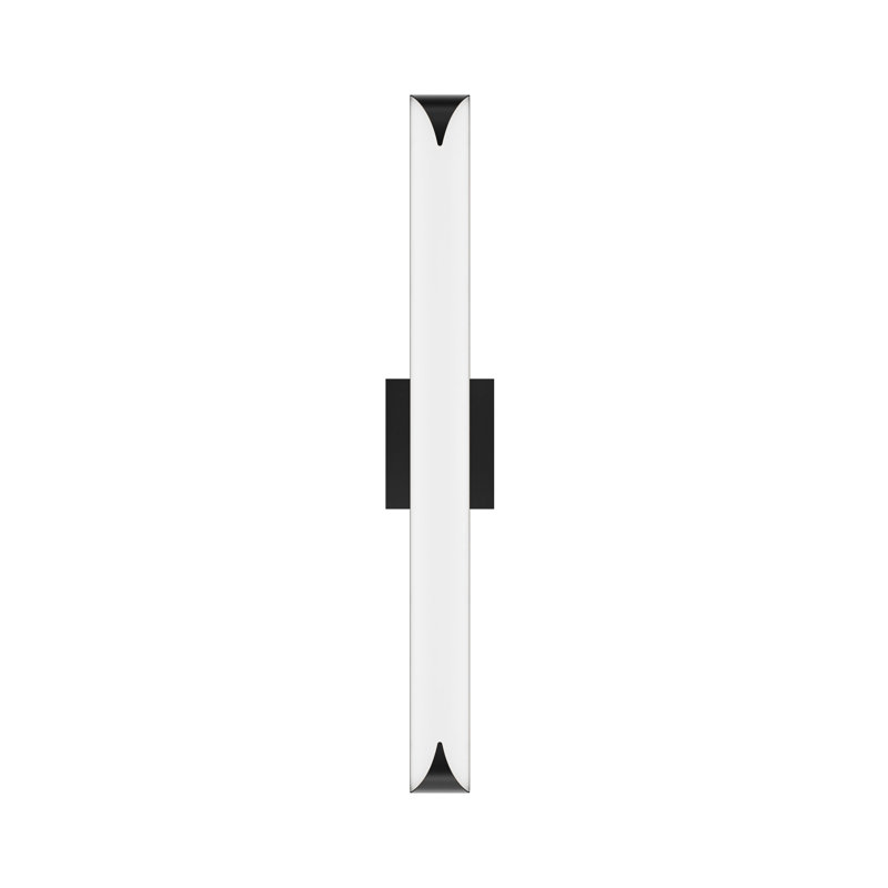 Straitaway Dimmable 32" Bath Vanity & Wall Light With Built In Color Temperature Switch from 2700K/3000K/3500K/4000K, Black
