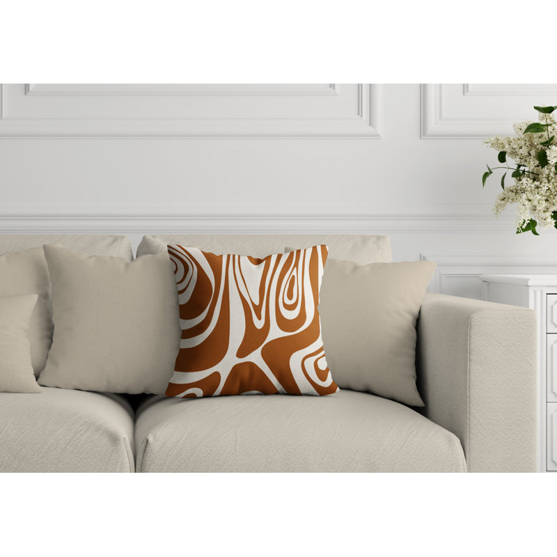 Housse et insert de coussin extérieur carré Cooper, L 19 po x H 19 po, Orange