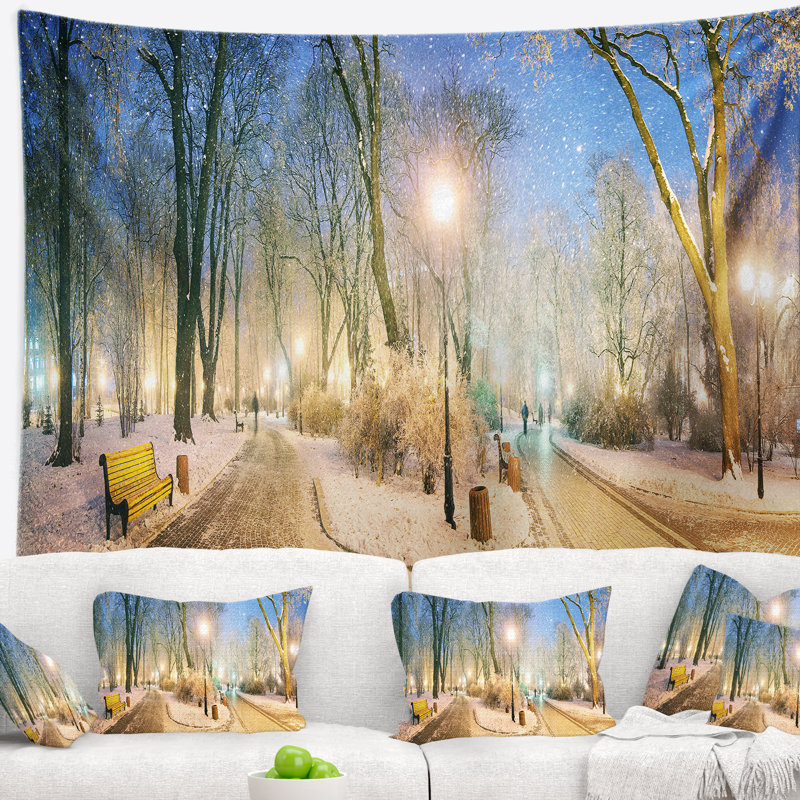 Landscape Polyester Tapestry, 32" H x 39" W