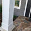 Ensemble de colonnes encastrées carrées classiques en PVC non capitonnés Craftsman Classic Crown Capital & Crown Base-36091955