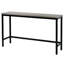 Ensemble de table de salle à manger à hauteur de comptoir extra longue avec 3 tabourets de table TopMAX