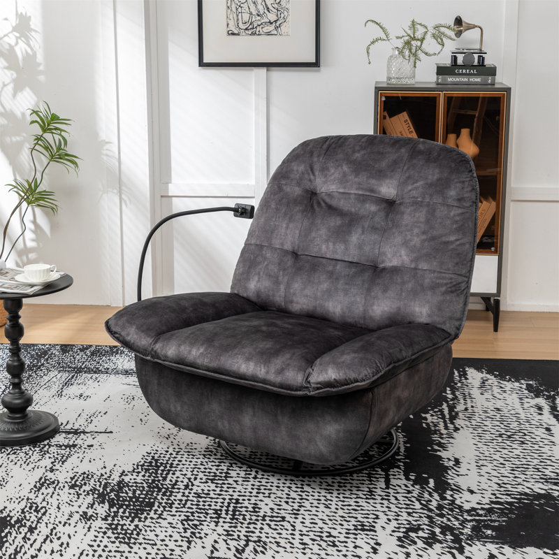 Fauteuil inclinable noir, Noir