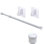 Small Tension Rods No Drilling Expandable Spring Curtain Rod Adjustable 12 to 20 Inch