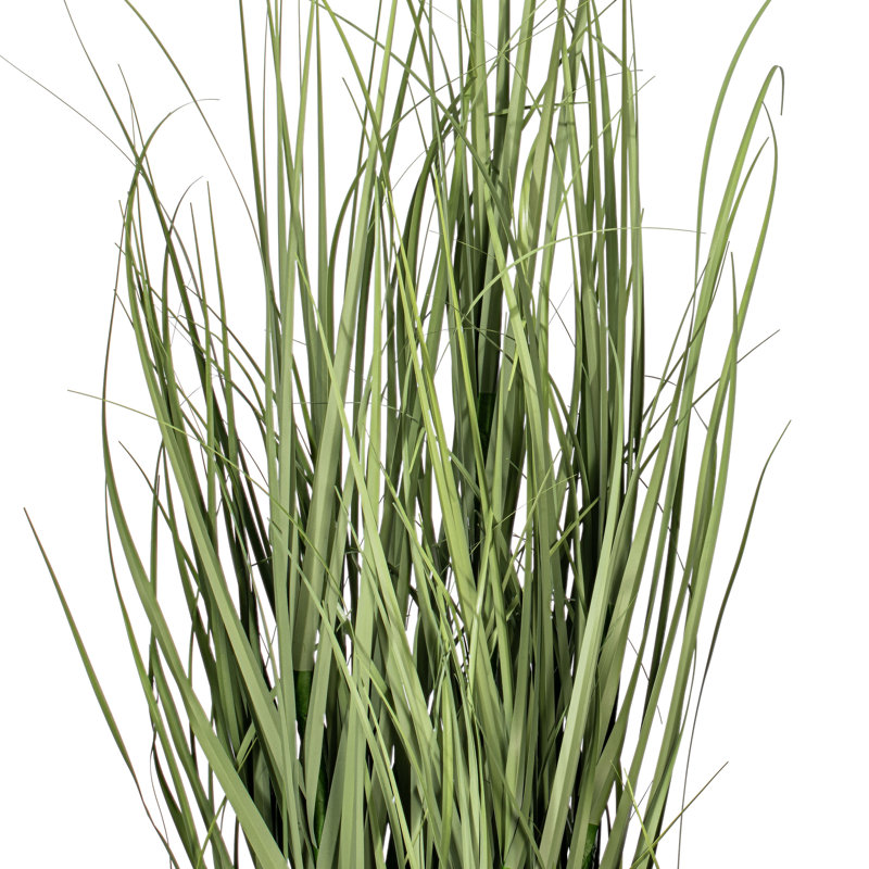 36" Green Artificial Ryegrass in Black Plastic Pot