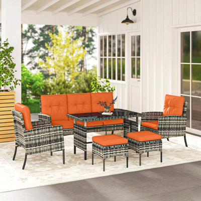 Rattan Sofa Set