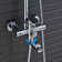 Juno Odele Wall-Mounted Shower Set with Handheld Shower and Thermostatic Mixer