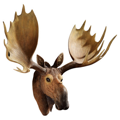 Sculpture murale Alaskan Moose