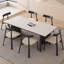 Combinaison de table et de chaise simplifiée-102484286