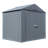 Elite Steel Storage Shed, 8X6, Anthracite-119308516