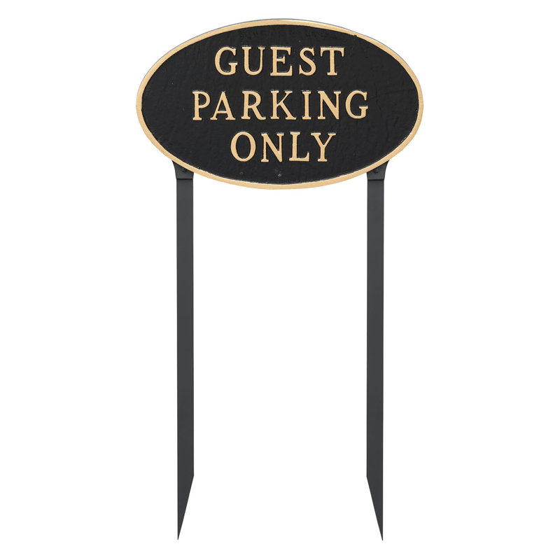 Plaque signalétique standard standard, Noir / or
