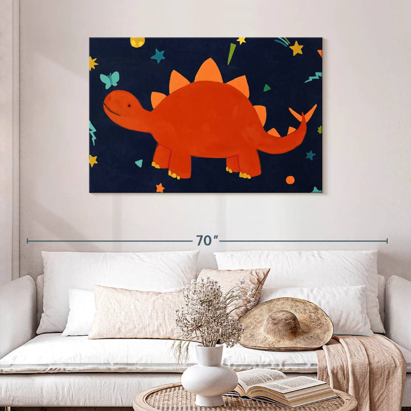 Brampt Starry Dinos I, 30" H x 45" W