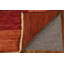 Tapis rouge en laine noué à la main de conception unique 5 pi 7 po x 7 pi 9 po New Age Damita