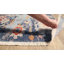 Tapis gris / rouge / bleu Gilstrap-132590680