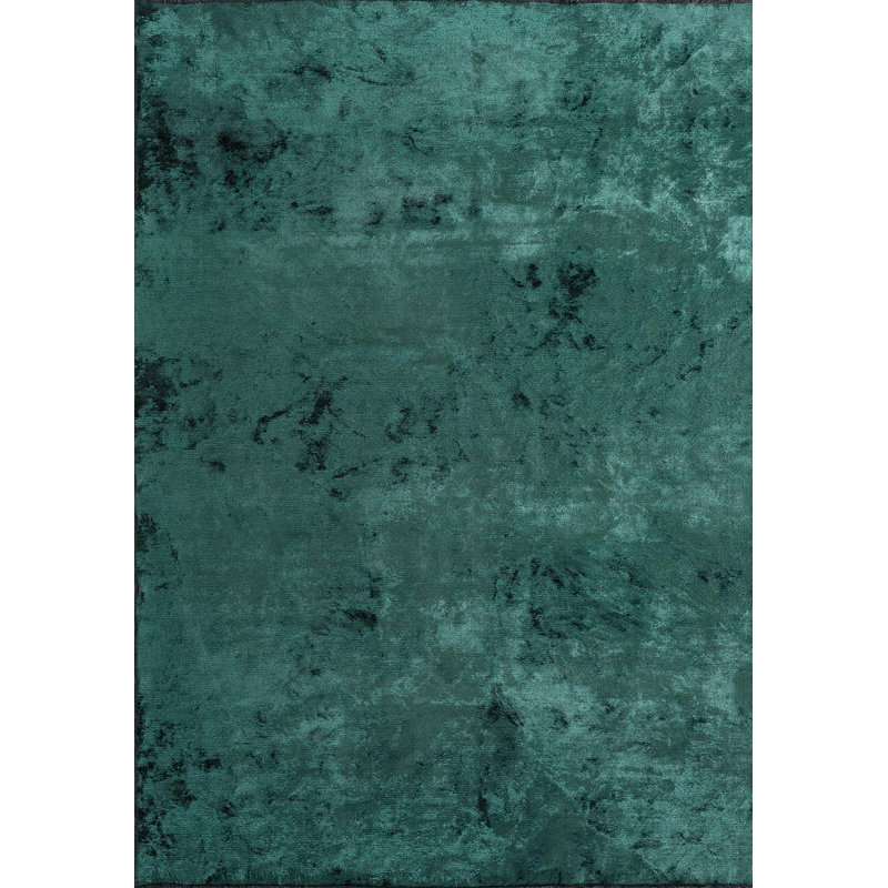 Rapture Area Rug in Green, Rectangle 9'10" x 14'