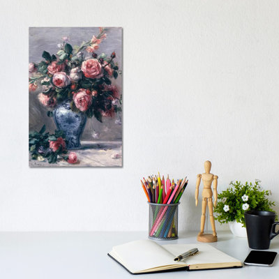 Vase of Roses - Gallery-Wrapped Canvas Giclée