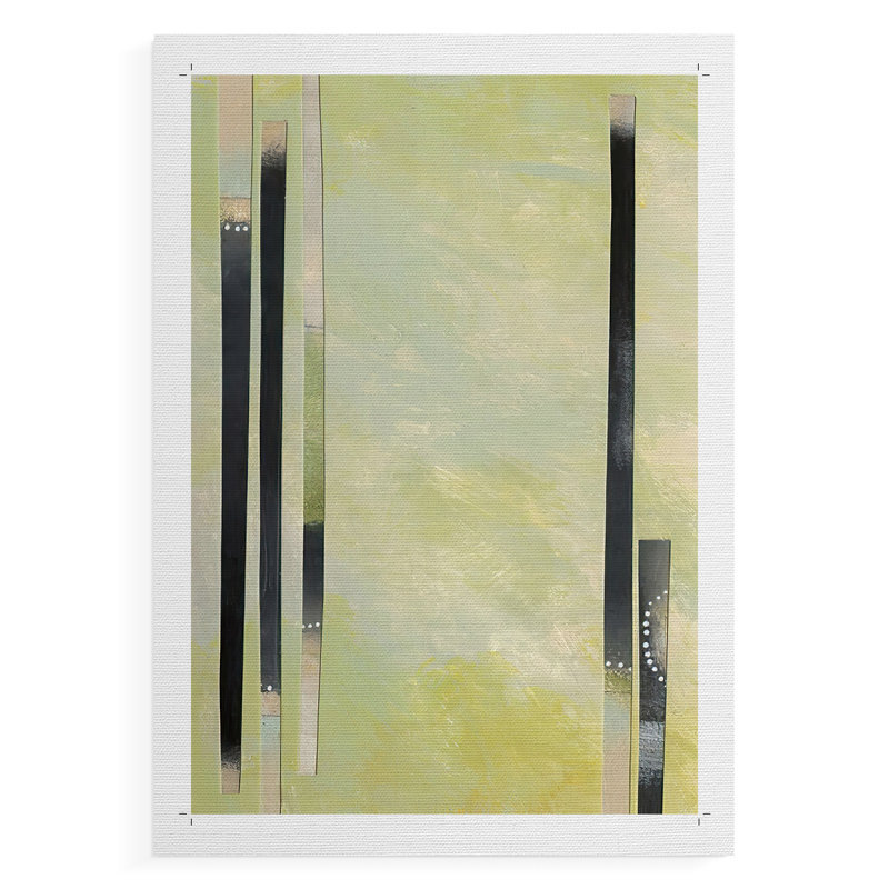 Neutral Assemblage II -Canvas Print Only - NOT FRAMED, 36" H x 24" W