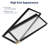 WeChef 30 Pack Restaurant Menu Covers 4.25"x11" Double Fold 2 Pages 4 Views Cafe