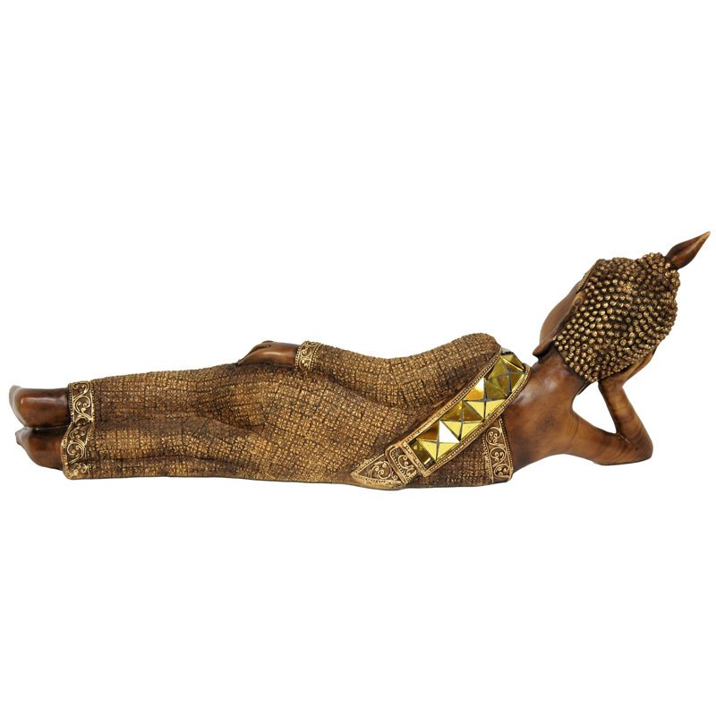 Thai Reclining Buddha Figurine