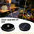 4-Pack Solar Light Replacement Tops, 3.14" Round Solar Panel Parts for Outdoor Lanterns, Waterproof LED Module for Garden Landscape Lights (Top 3.14", Bottom 2.87")