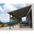 Palram - Canopia Olympia 9' 8" D x 28' W Polycarbonate Aluminum Stationary Patio Awning Gray/Bronze-32240033-32240031