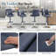 Tabouret de bar rotatif en simili cuir avec accoudoirs et repose-pieds Tavion-1598055385