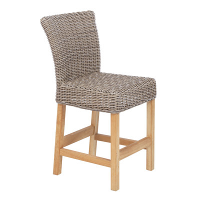 Sag Harbor Stool with Solid Wood Frame