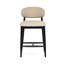 Liam Upholstered Stool with Solid Wood Frame-50238275