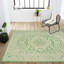 Tapis intérieur / extérieur crème / vert Aaleayah Medallion-1505997798