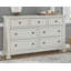 Commode double 7 tiroirs Geovana