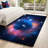 Galaxy Nebula Space Area Rug, Cosmic Starry Sky Pattern, Machine Washable Non Slip, Indoor Decor for Living Room Bedroom Entryway Kitchen Apartment Creative Home-129037060