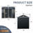 8 X 6Ft  Resin Outdoor Storage Shed Waterproof Shed With Floor & Two Windows & Lockable Door, Tool Shed For Garden, Patio, Backyard-123375770-123375773