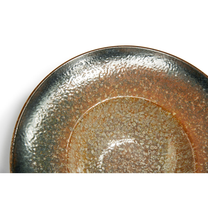 Set of 6 pasta bowls Excelsa Efesto Reactive Ceramic Multicolour 28 cm diameter - 25 cl