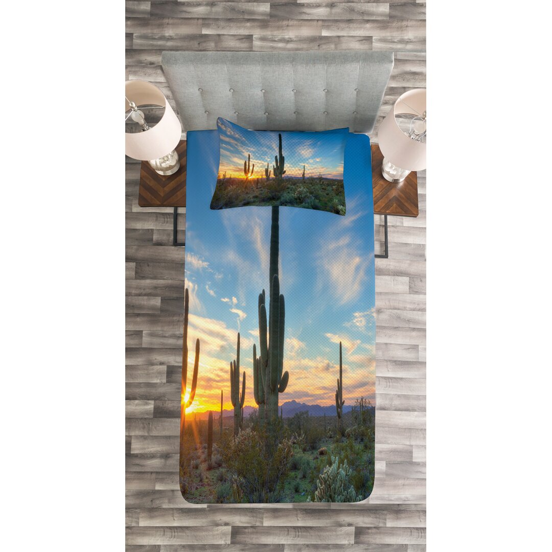 Tagesdecken-Set Saguaro mit Bezug