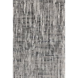 Abstract Area Rug in White