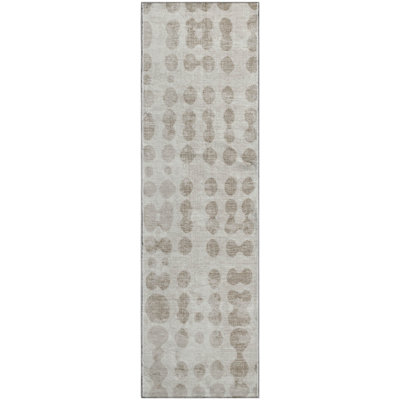 Premium Machine Washable Prisco Ivory Rug