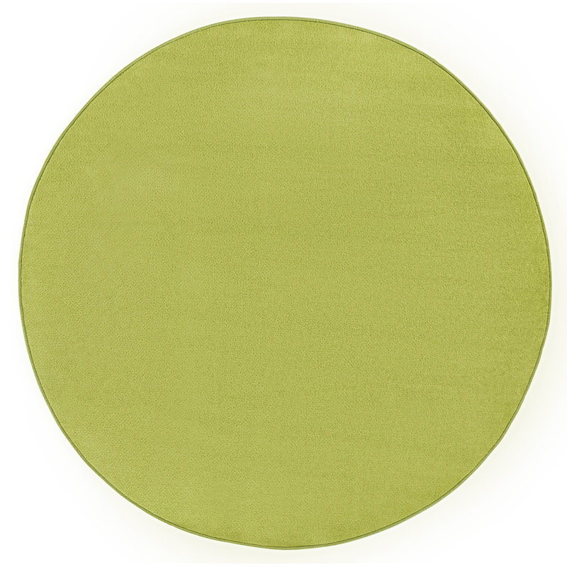 Fancy Green Rug, Round 133cm
