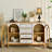 Vintage Exquisite Solid Wood Rectangle Sideboard-1081845891