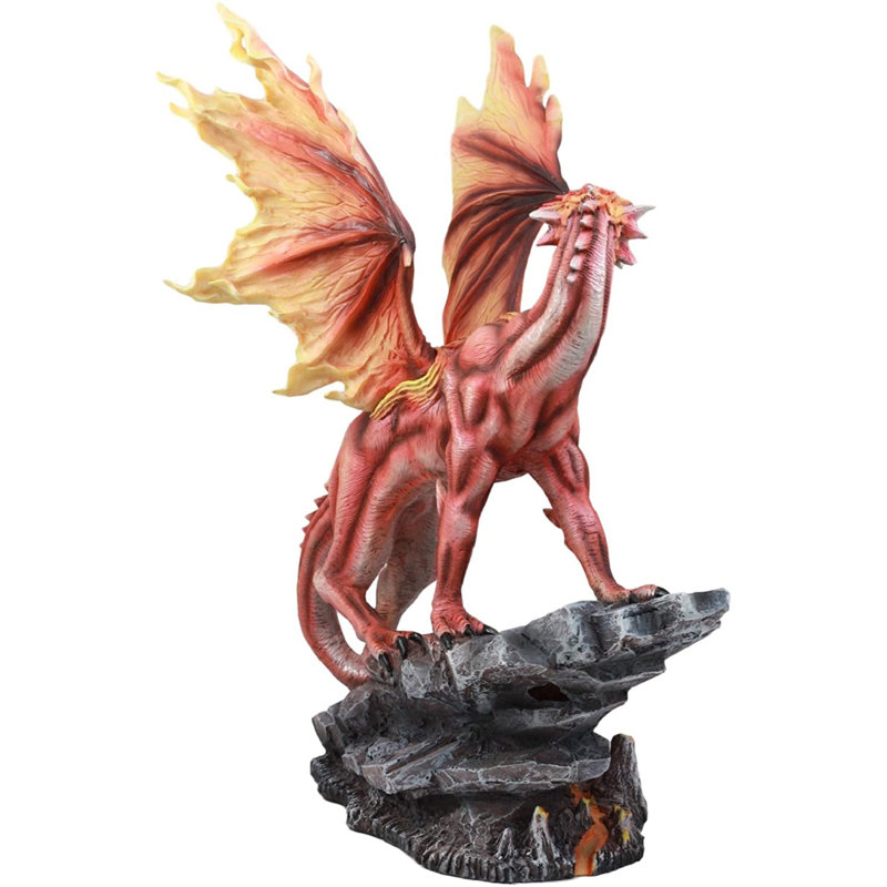 Figurine dragon rouge Smaug Lava Smaug