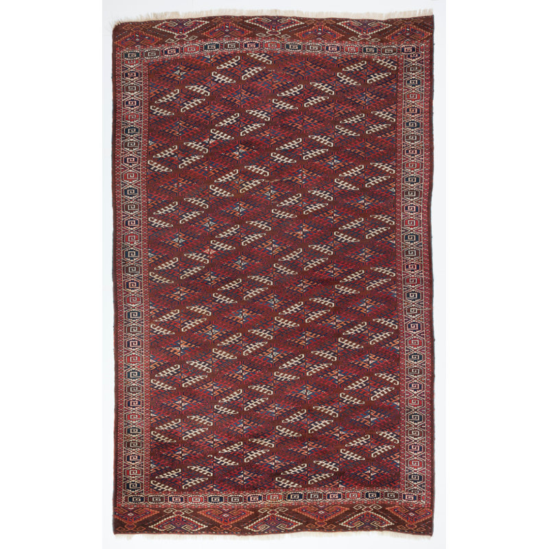 Tapis turc antique. 19e siècle.