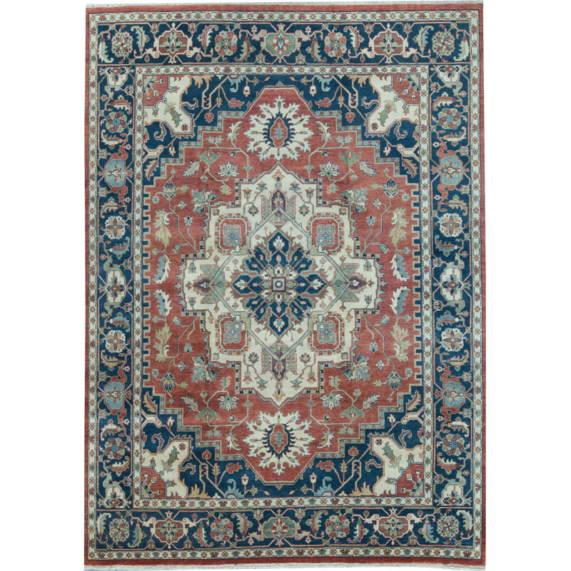 Wool Oriental Area Rug, Rectangle 10' x 14'