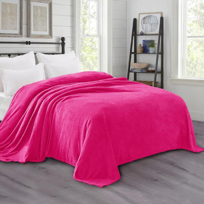Fleece Blanket Twin Size For Bed, Super Soft And Warm, All Season Use, Cozy, Plush, Lightweight, ,