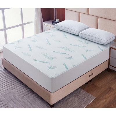 Protège-matelas ajusté hypoallergénique et imperméable Tabarez