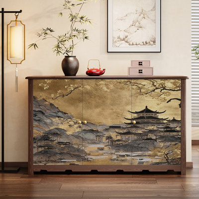 Chinese-style retro minimalist high-end sideboard