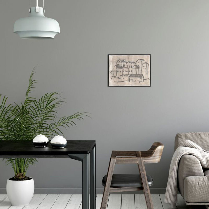«Townhip» par David Erickson, H 31,5 po x l 41,5 po