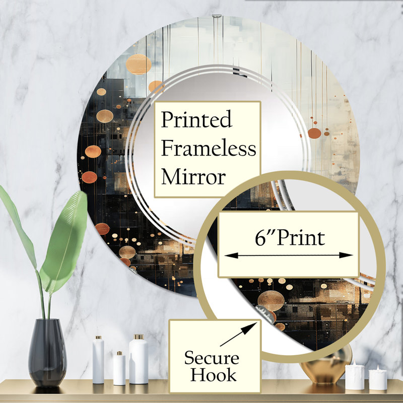 Miroir mural Lindenwood, 32 po x 32 po