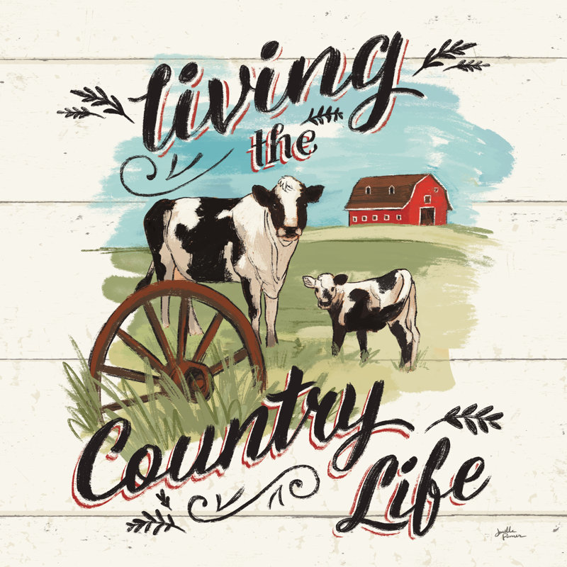 Farm Life II Country by Janelle Penner - Wrapped Canvas Print, 76cm H x 76cm W